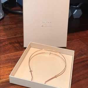 Rose gold split headband